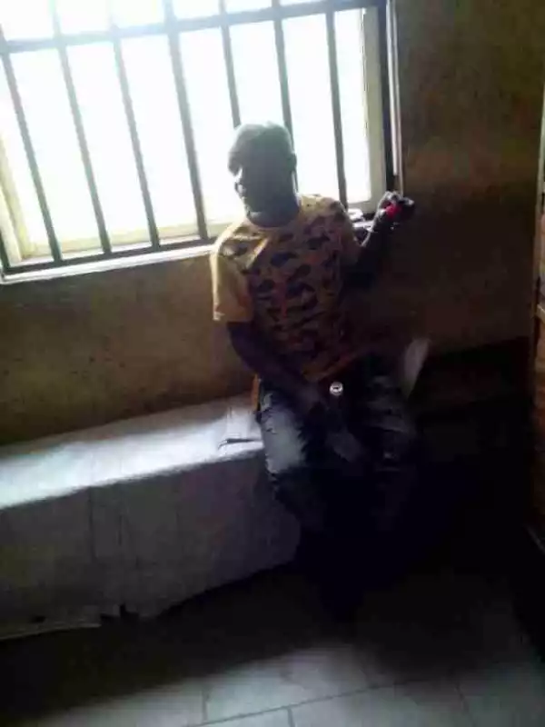 Calabar Cultist Who Killed Young Man Caught At A Bank In Akwa Ibom (Photos)
